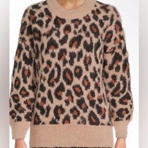 Time and True Cheetah print sweater.